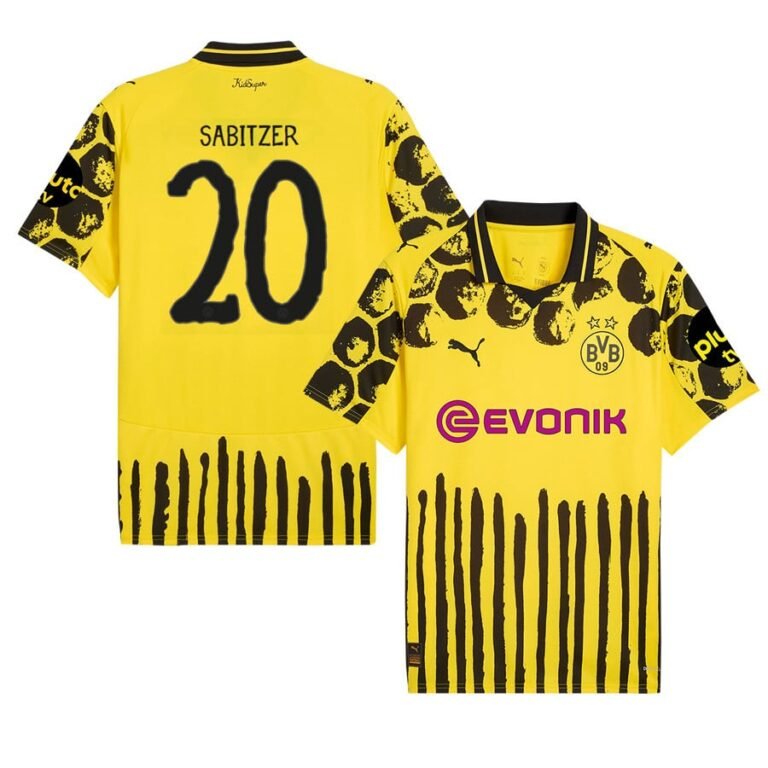 Borussia Dortmund X KidSuper Marcel Sabitzer 20 Home Trikot Klub WM 2025