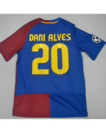 FC Barcelona Daniel Alves 20 Home Retro Trikot 2008-2009