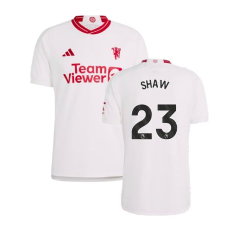Manchester United Luke Shaw 23 Third Trikot 2023-2024