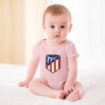 Atletico Madrid Baby Bodysuit Strampler Schlafanzug Mit Kurzen Ärmeln