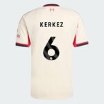 FC Liverpool Milos Kerkez 6 Away Trikot 2025-2026