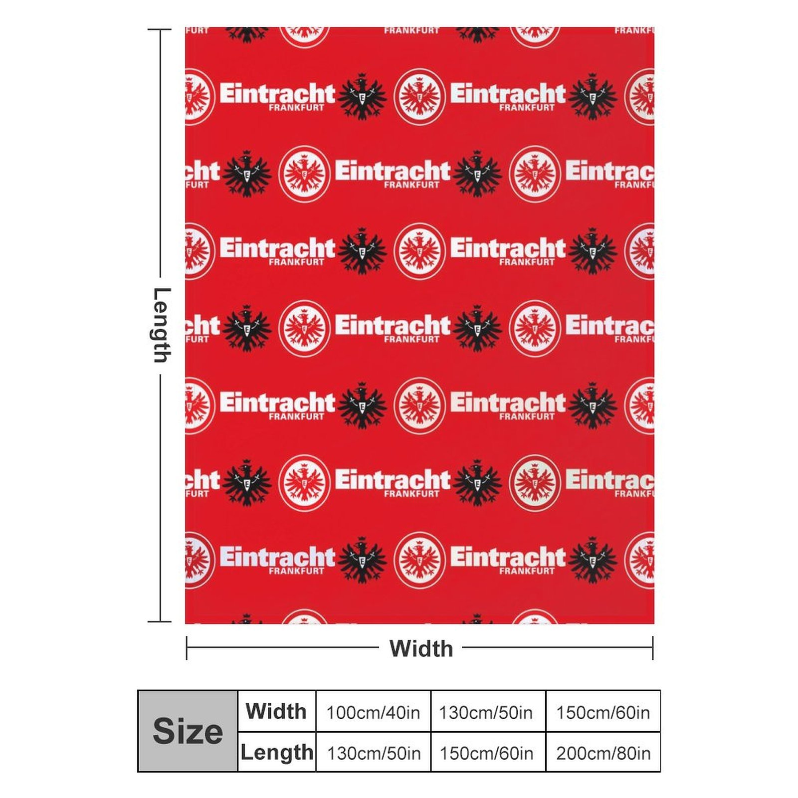 Eintracht Frankfurt Decken, Superweiche Decken, Verschiedene Größen Von Decken Eintracht Frankfurt Decken, Superweiche Decken, Verschiedene Größen Von Decken