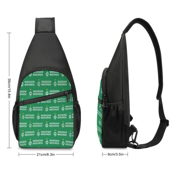 Werder Bremen Crossbody Backpack Leichte Umhängetaschen Sling-Rucksack