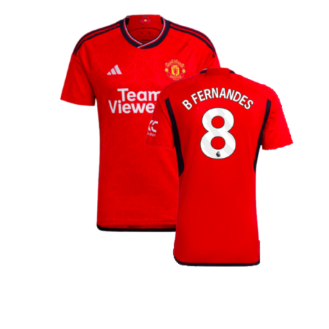 Manchester United Bruno Fernandes 8 Home Trikot 2023-2024