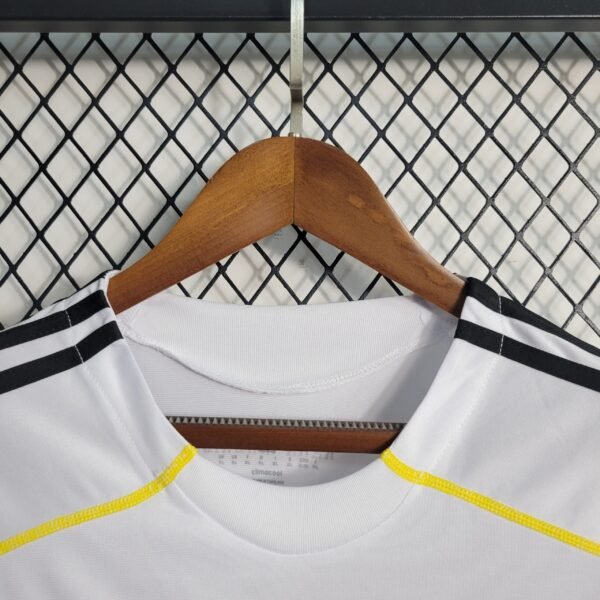 Real Madrid Retro Langarm Home Trikot 2009-2010 - Weiß