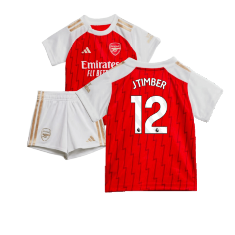 Arsenal Jurriën Timber 12 Heimtrikot Kinder Minikit 2023-2024 Arsenal Jurriën Timber 12 Heimtrikot Kinder Minikit 2023-2024