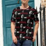 SC Freiburg 3D Vollständig Druck Kurzarm T-Shirts Beiläufige Tee Tops