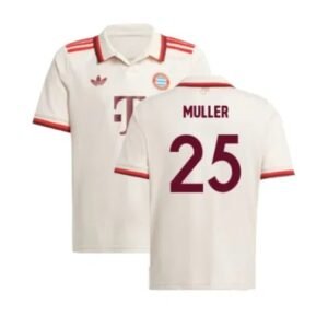 Bayern München Thomas Müller 25 Third Trikot Kinder Minikit 2024-2025