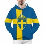 Schweden Kapuzenpulli Mit Fleece Für Männer Und Frauen