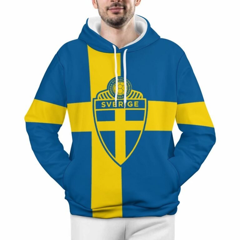Schweden Kapuzenpulli Mit Fleece Für Männer Und Frauen