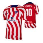 Atletico Madrid Angel Correa 10 Home Trikot 2022-2023