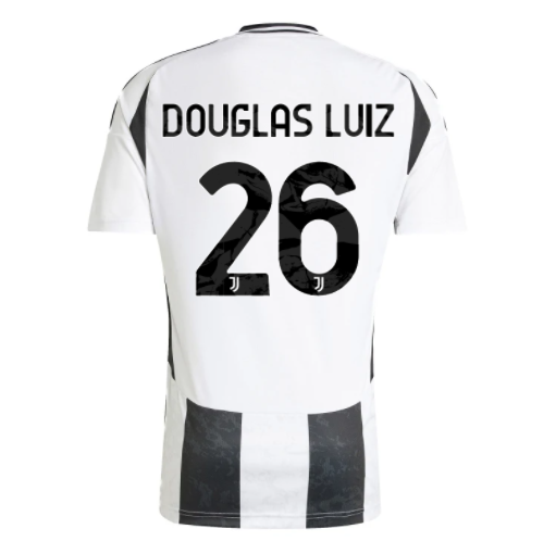 Juventus Douglas Luiz 26 Home Trikot 2024-2025 Juventus Douglas Luiz 26 Home Trikot 2024-2025