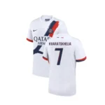 Paris Saint-Germain Khvicha Kvaratskhelia 7 Away Trikot 2024-2025