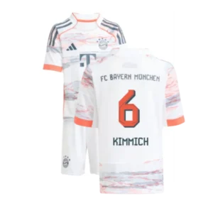 Bayern München Joshua Kimmich 6 Auswärtstrikot Kinder 2025-2026