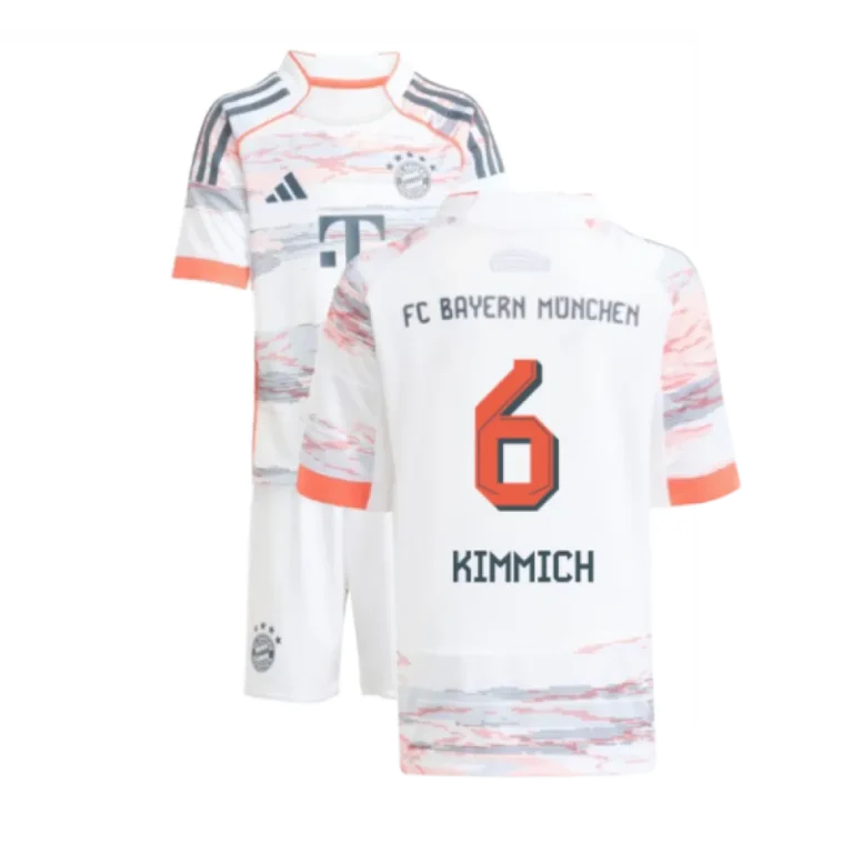 Bayern München Joshua Kimmich 6 Auswärtstrikot Kinder 2025-2026