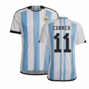 Argentinien Ángel Correa 11 Heimtrikot Kinder 2022-2023 Mit Shorts