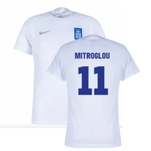 Griechenland Kostas Mitroglou 11 Home Trikot 2024-2025