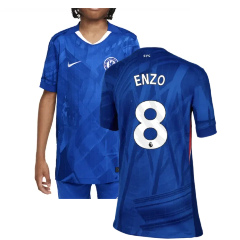 Chelsea Enzo Fernandez 8 Heimtrikot Kinder Mini Kit 2025-2026