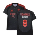 SL Benfica Fredrik Aursnes 8 Away Trikot 2024-2025