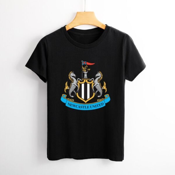 Newcastle United Damen Kurzarm Rundhals T-Shirt Casual Sommer Tops