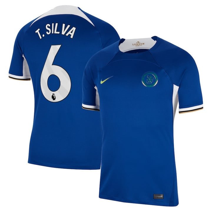 Chelsea Thiago Silva 6 Home Trikot 2023-2024