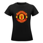 Manchester United Damen Kurzarm Rundhals T-Shirt Casual Sommer Tops