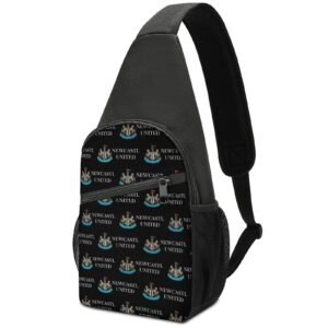 Newcastle United Crossbody Backpack Leichte Umhängetaschen Sling-Rucksack
