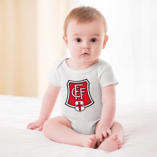 SC Freiburg Baby Bodysuit Strampler Schlafanzug Mit Kurzen Ärmeln