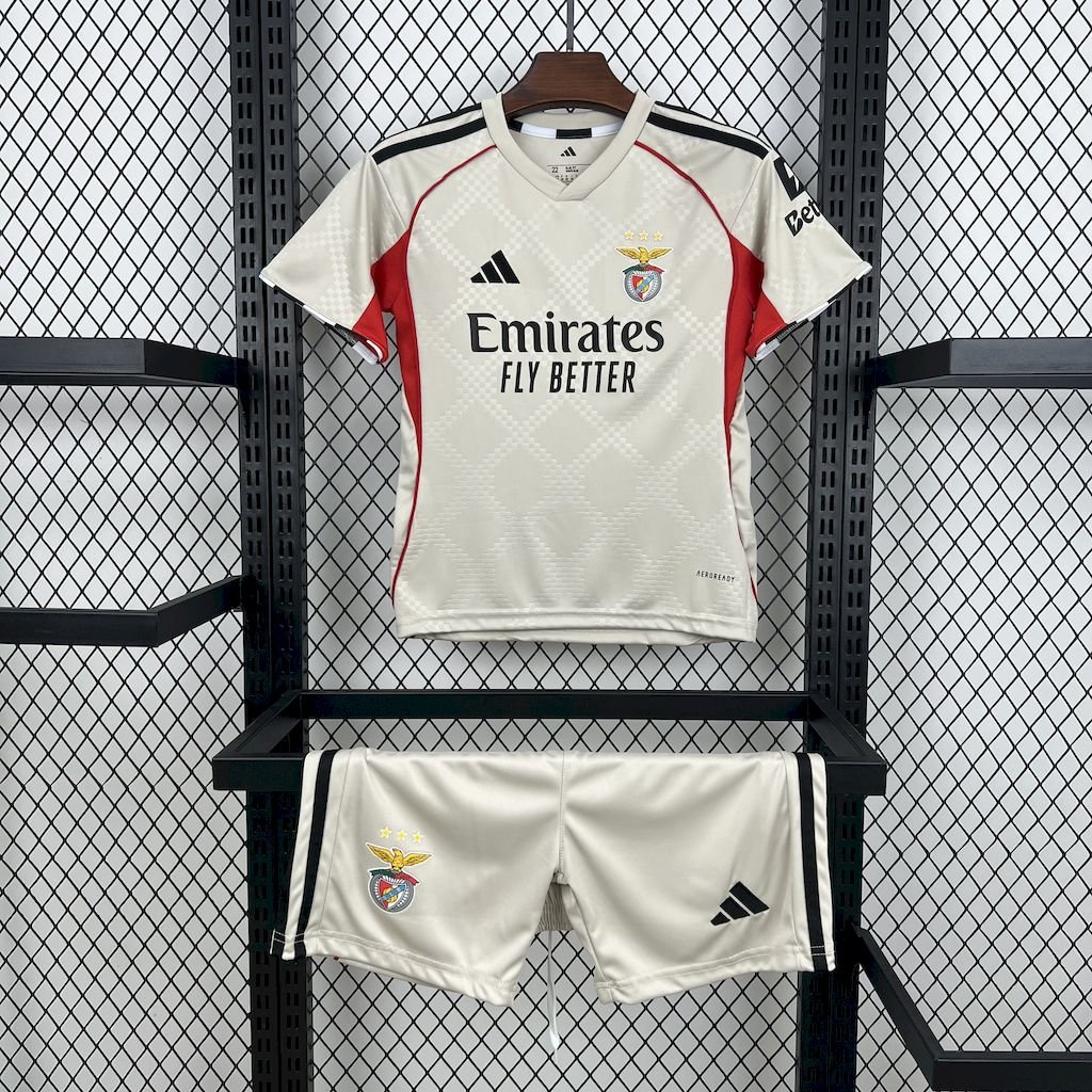 SL Benfica Auswärtstrikot Kinder Minikit 2025-2026 SL Benfica Auswärtstrikot Kinder Minikit 2025-2026