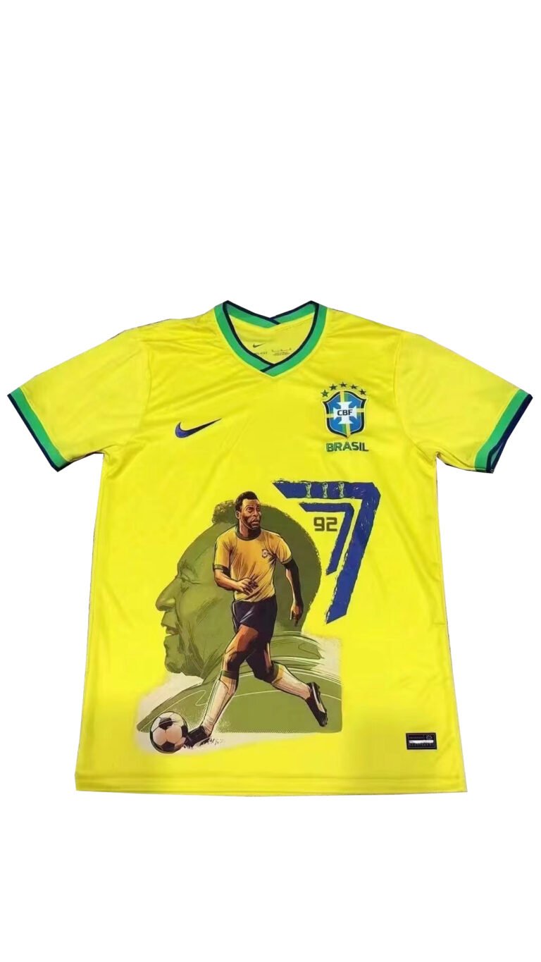 Brasilien Pelé Gedenkausgabe Sondertrikot - Gelb
