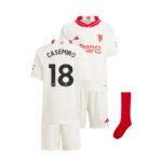 Manchester United Casemiro 18 Third Trikot Kinder Mini Kit 2023-2024