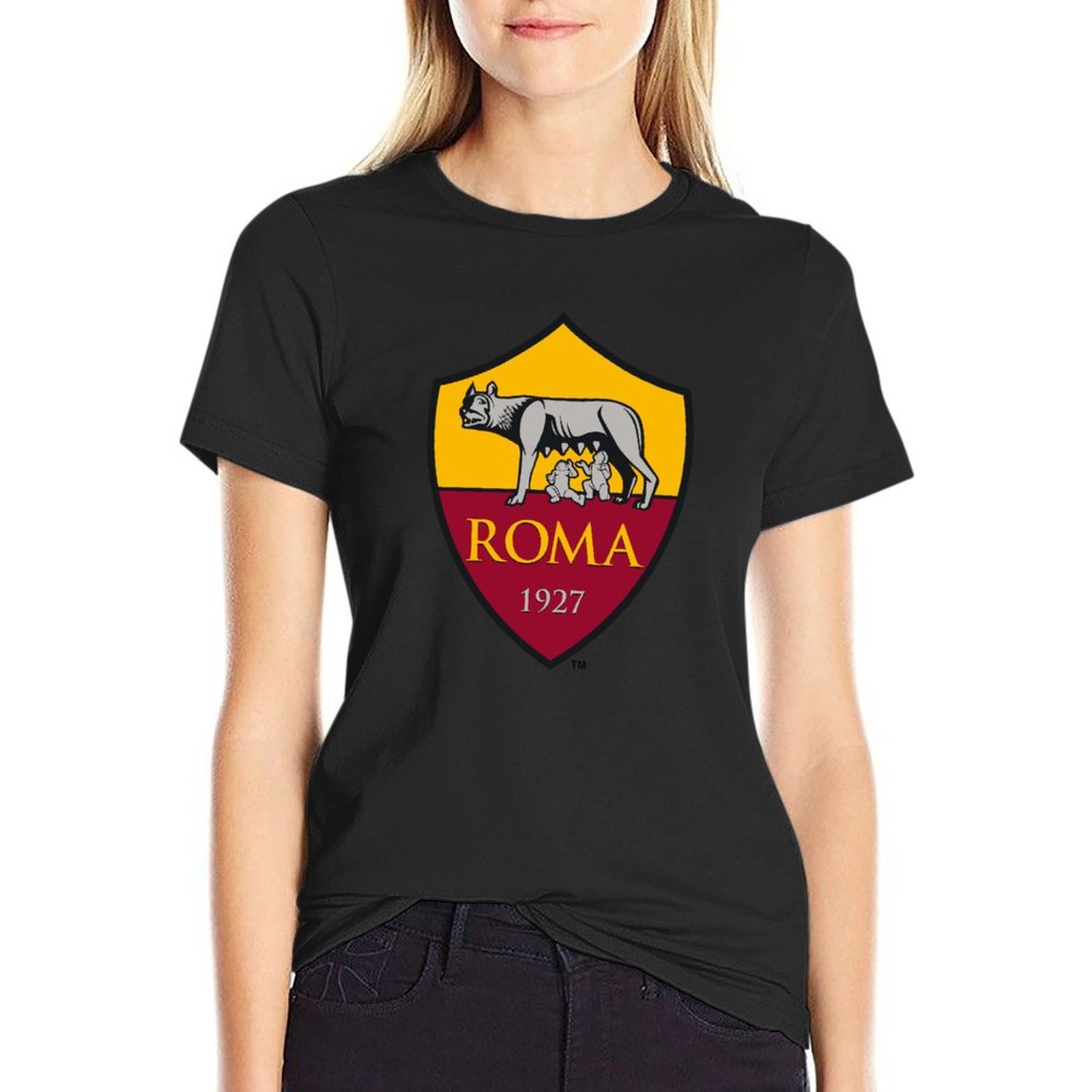 AS Rom Damen Kurzarm Rundhals T-Shirt Casual Sommer Tops AS Rom Damen Kurzarm Rundhals T-Shirt Casual Sommer Tops