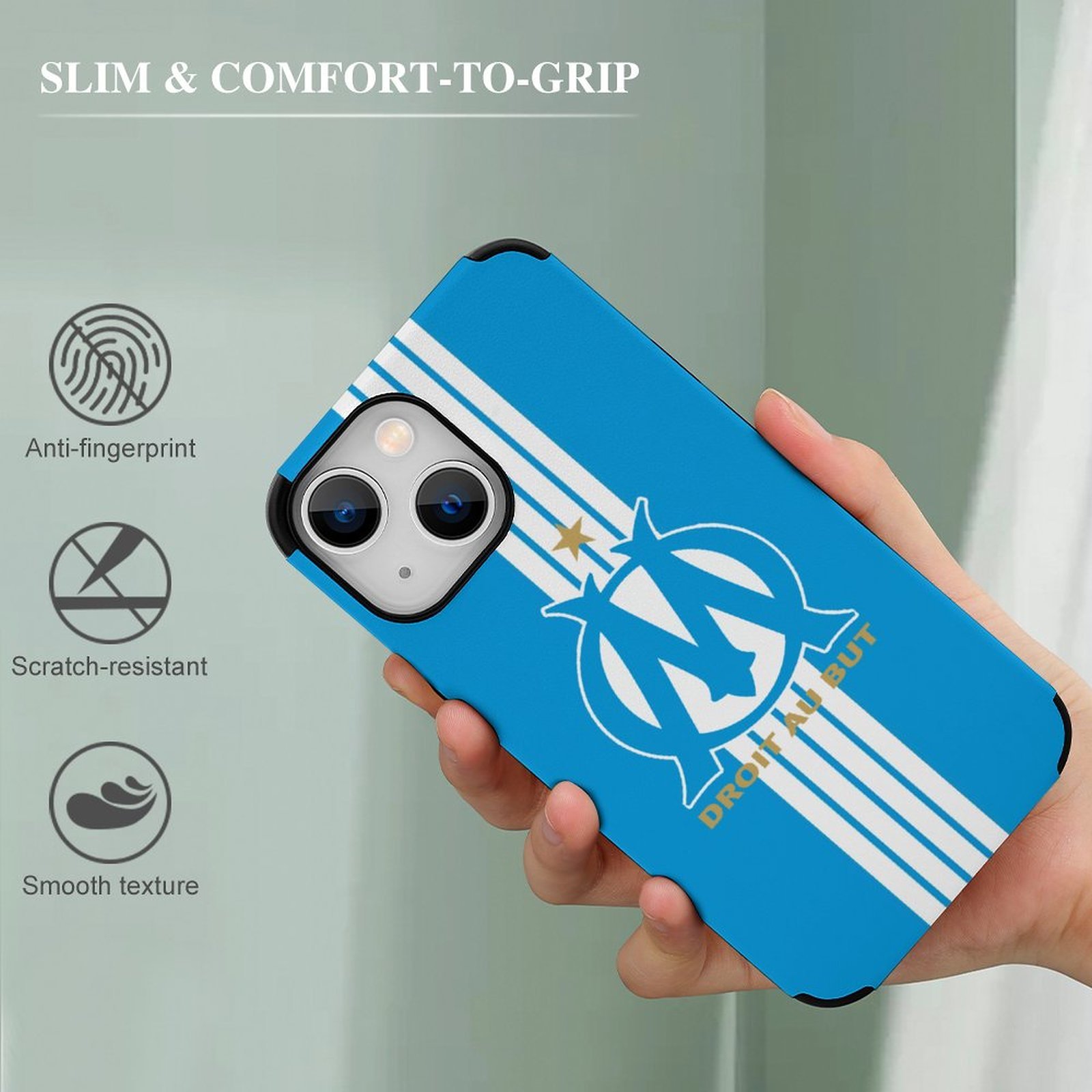 Olympique De Marseille Stoßfest Und Schützend Handyhüllen & Cover Für IPhone 13 Olympique De Marseille Stoßfest Und Schützend Handyhüllen & Cover Für IPhone 13