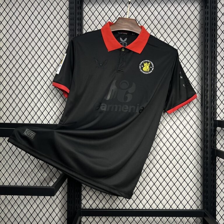 Bayer Leverkusen 120-jähriges Jubiläum Sondertrikot 2024-2025 - Schwarz