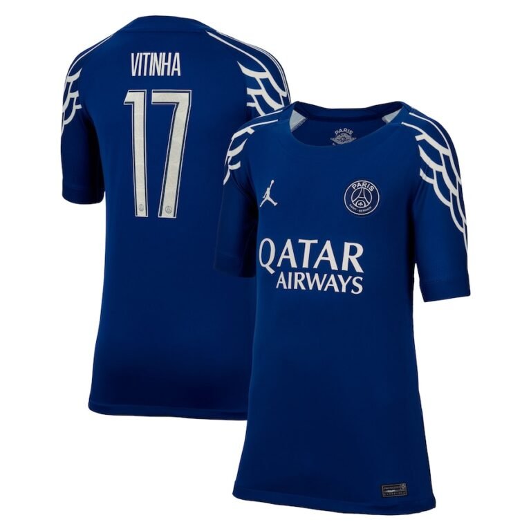 Paris Saint-Germain Vitinha 17 Fourth Trikot 2024-2025