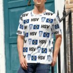 Hamburger SV 3D Vollständig Druck Kurzarm T-Shirts Beiläufige Tee Tops
