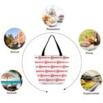 Mainz 05 Frauen Tragetasche Oxford-Stoff Einkaufsbeutel Tote Bag