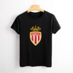 AS Monaco Damen Kurzarm Rundhals T-Shirt Casual Sommer Tops