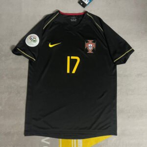 Portugal Cristiano Ronaldo 7 Retro Away Trikot WM 2006