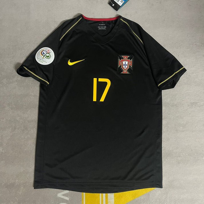 Portugal Cristiano Ronaldo 7 Retro Away Trikot WM 2006