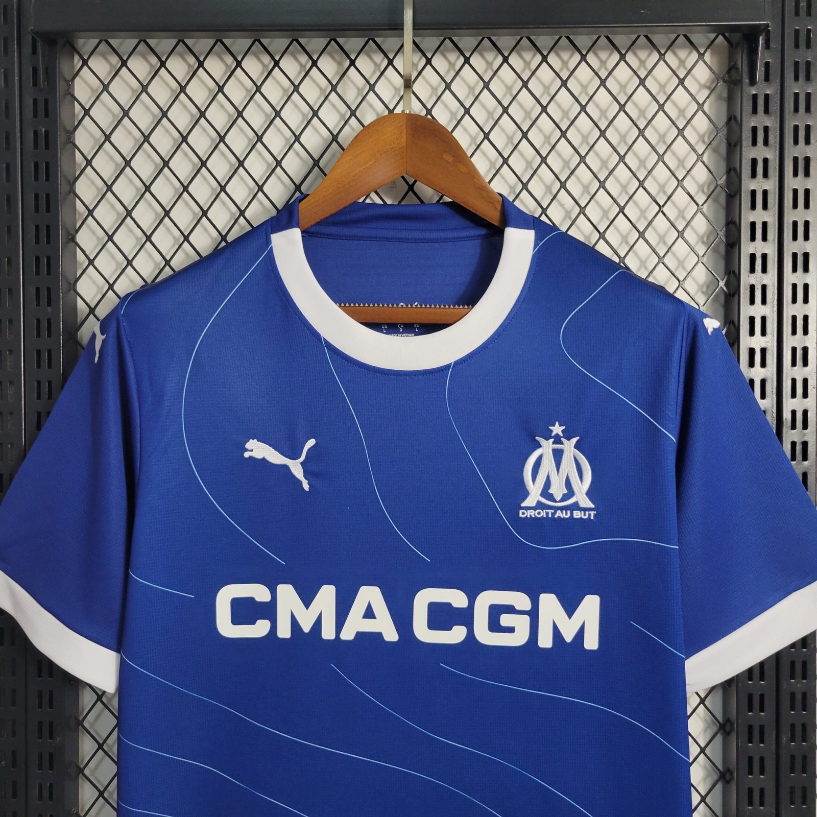 Olympique Marseille Away Trikot 2023-2024 - Blau Olympique Marseille Away Trikot 2023-2024 - Blau