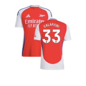 Arsenal Riccardo Calafiori 33 Home Trikot 2024-2025