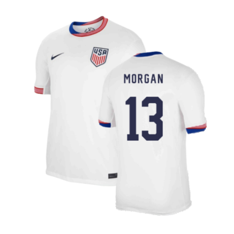 USA Alex Morgan 13 Home Trikot 2024-2025