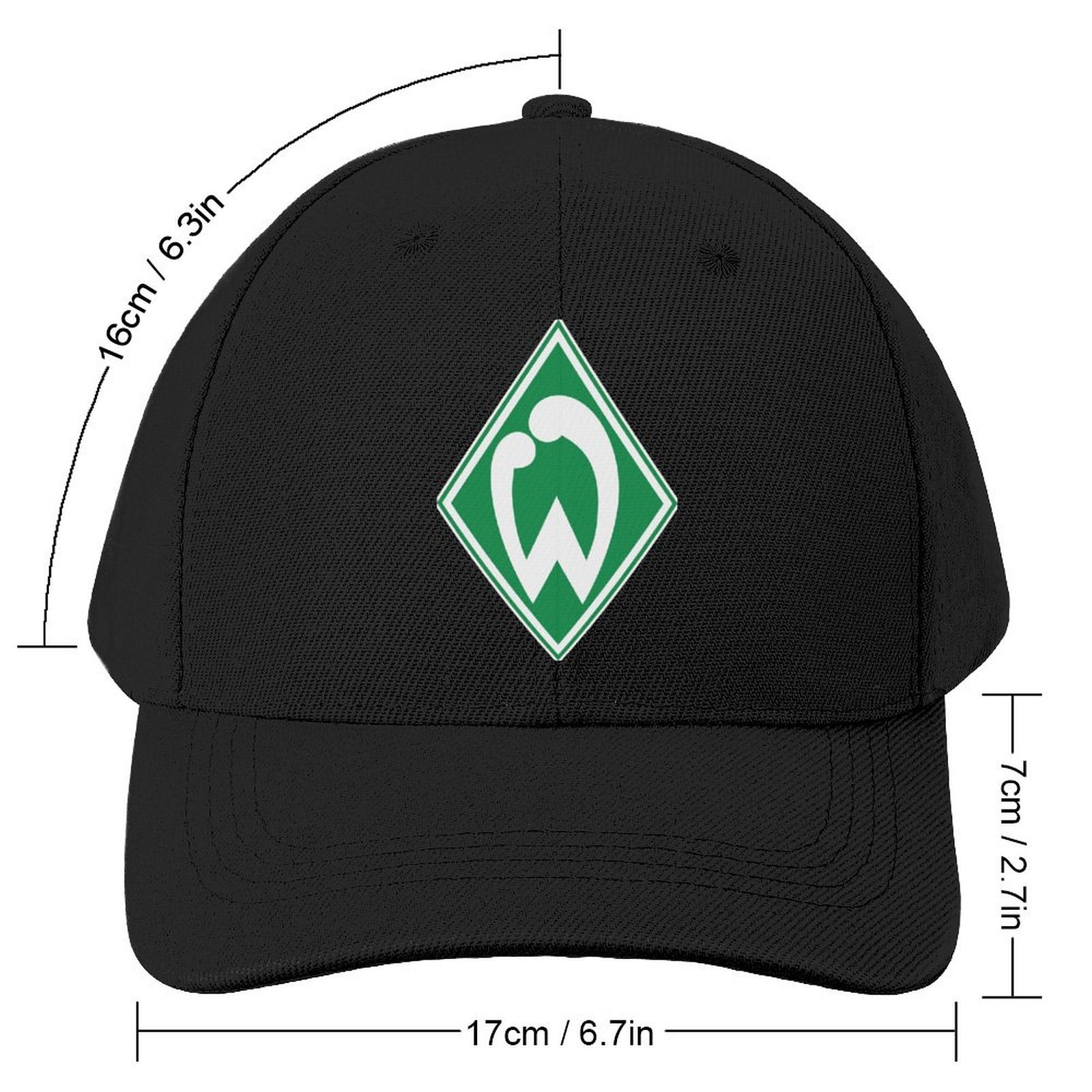 Unisex Werder Bremen Baseball Cap Verstellbar Reine Farbe Baseballkappe Mütze Unisex Werder Bremen Baseball Cap Verstellbar Reine Farbe Baseballkappe Mütze