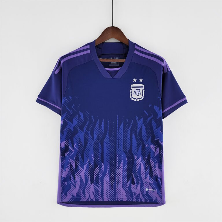 Argentinien Away Trikot WM 2022 ( Aufdruck Dein Name )