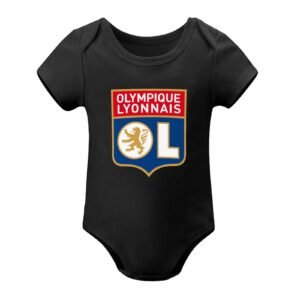 Olympique Lyonnais Baby Bodysuit Strampler Schlafanzug Mit Kurzen Ärmeln