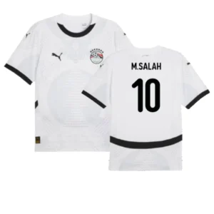 Ägypten Mohamed Salah 10 Away Trikot 2024-2025