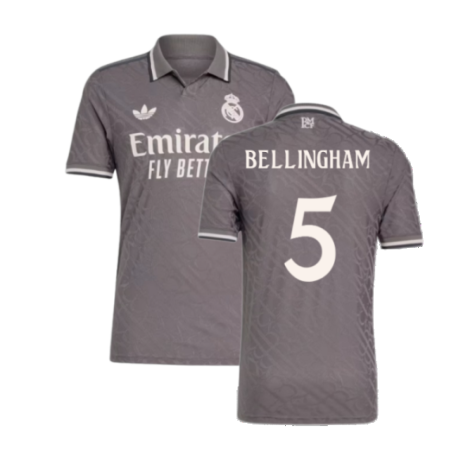 Real Madrid Jude Bellingham 5 Third Trikot 2024-2025