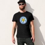 Leicester City Core Stretch Slim Cneck Gildan Tee T-Shirt Herren