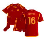 AS Rom Daniele De Rossi 16 Heimtrikot Kinder Mini Kit 2023-2024